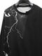 Ground Y�����饦��ɥ磻/JERSEY CROW+30-/COTTON JERSEY  LONG SLEEB T-SHIRT/WHITEBLACK