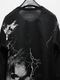 Ground Y�����饦��ɥ磻/JERSEY CROW+30-/COTTON JERSEY  LONG SLEEB T-SHIRT/WHITEBLACK