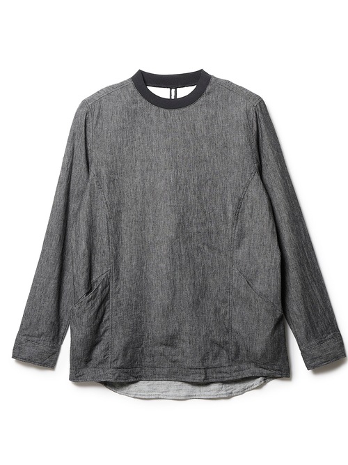 RIPVANWINKLE����åץ����󥦥��󥯥�/��ͥ󥹥ȥ�å��ǥ˥� SOLID L/S SHIRT/T.BLACK