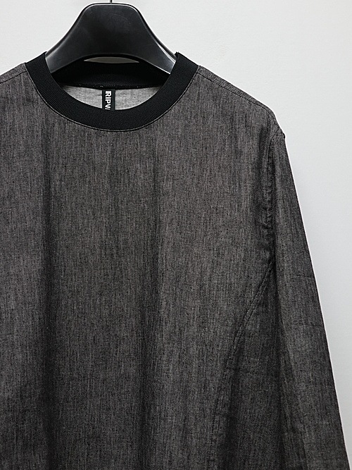 RIPVANWINKLE����åץ����󥦥��󥯥�/��ͥ󥹥ȥ�å��ǥ˥� SOLID L/S SHIRT/T.BLACK