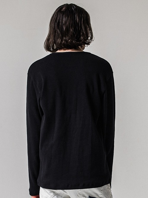 (ͽ���ʡ�1��2������ͽ��/39TH RESOUND CLOTHING���ꥵ����ɥ���������/WAFFLE HENRY/BLACK