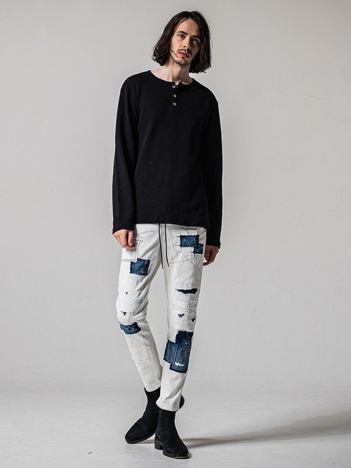 (ͽ���ʡ�1��2������ͽ��/39TH RESOUND CLOTHING���ꥵ����ɥ���������/WAFFLE HENRY/BLACK