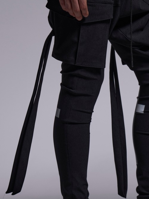 (ͽ���ʡ�6��7������ͽ��/kiryuyrik������奦����奦/High Tension Jersey Saruel Pants/Black