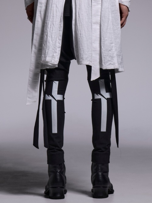 (ͽ���ʡ�6��7������ͽ��/kiryuyrik������奦����奦/High Tension Jersey Saruel Pants/Black