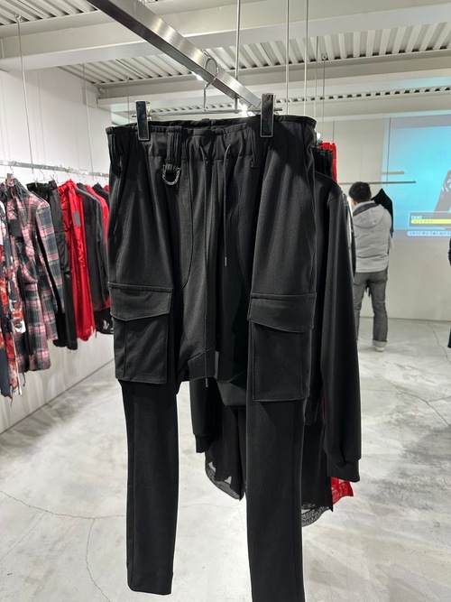 (ͽ���ʡ�6��7������ͽ��/kiryuyrik������奦����奦/High Tension Jersey Saruel Pants/Black