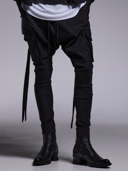 (ͽ���ʡ�6��7������ͽ��/kiryuyrik������奦����奦/High Tension Jersey Saruel Pants/Black