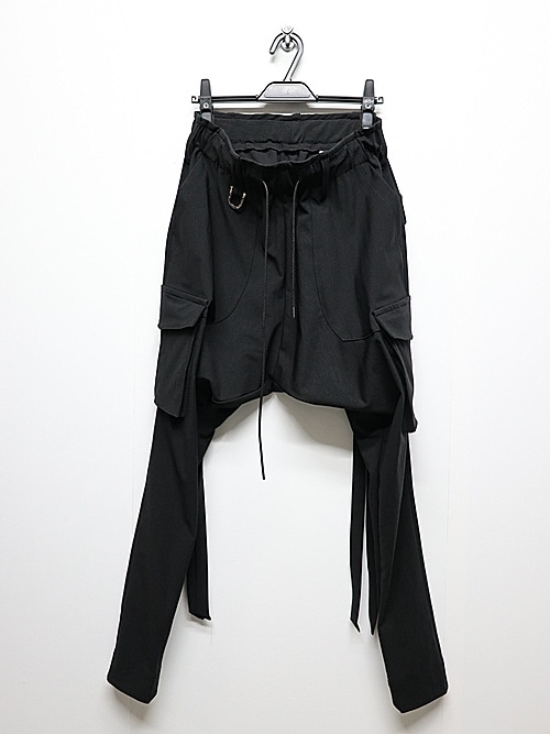 (ͽ���ʡ�6��7������ͽ��/kiryuyrik������奦����奦/High Tension Jersey Saruel Pants/Black