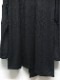 Ground Y�����饦��ɥ磻/WASHABLE PLAIN STITCH DROOPING FRONT LONG T/BLACK.