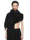 (ͽ����)8��9������ͽ��/JULIUS����ꥦ��/CAMOUFLAGE JACQUARD STOLE1/BLACK