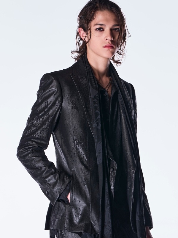 (ͽ���ʡ�11������12������ͽ��/kiryuyrik������奦����奦/Cross Dot Fleece Peaked Jacket/Black