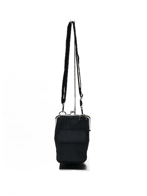 Ground Y饦ɥ磻/POLYESTER SHOULDER BAG WITH CLASP CLOSURE/BLK