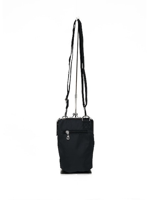 Ground Y饦ɥ磻/POLYESTER SHOULDER BAG WITH CLASP CLOSURE/BLK