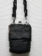 Ground Y饦ɥ磻/POLYESTER SHOULDER BAG WITH CLASP CLOSURE/BLK