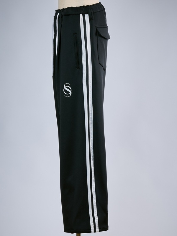(ͽ���ʡ�4��5������ͽ��/THE ONENESS�������ͥ�/Jersey Line Pants/BlackWhite