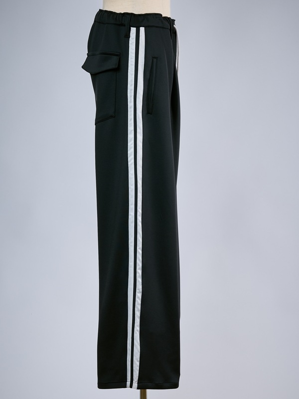 (ͽ���ʡ�4��5������ͽ��/THE ONENESS�������ͥ�/Jersey Line Pants/BlackWhite