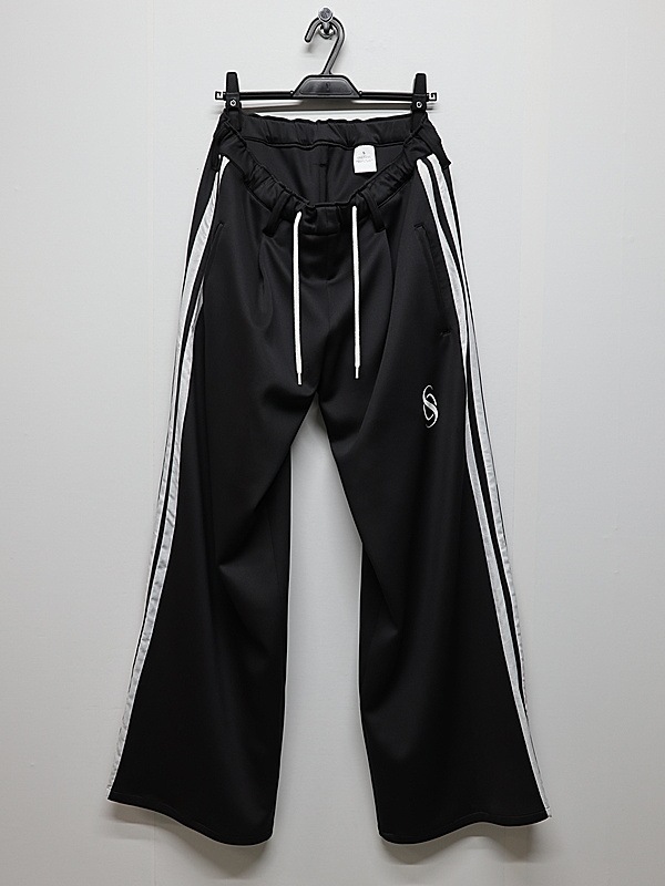 (ͽ���ʡ�4��5������ͽ��/THE ONENESS�������ͥ�/Jersey Line Pants/BlackWhite