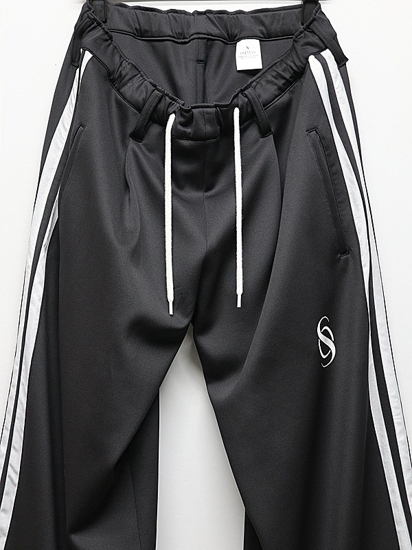 (ͽ���ʡ�4��5������ͽ��/THE ONENESS�������ͥ�/Jersey Line Pants/BlackWhite