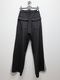 (ͽ���ʡ�4��5������ͽ��/THE ONENESS�������ͥ�/Jersey Line Pants/BlackWhite