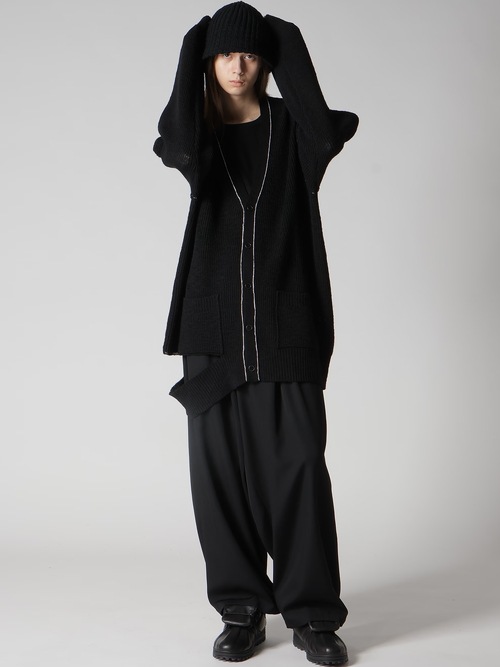 Yohji Yamamoto襦ޥ/W/ACԤ ˥åȥƥåϥå/BLACK