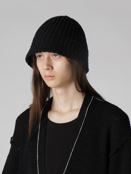 Yohji Yamamoto襦ޥ/W/ACԤ ˥åȥƥåϥå/BLACK