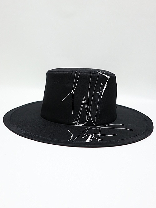 Ground Y饦ɥ磻/cotton twill scarf hat/BLACK