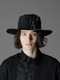 Ground Y饦ɥ磻/cotton twill scarf hat/BLACK