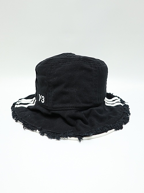 Y-3���磻���꡼/Y-3 STRIPES HAT/BLACK