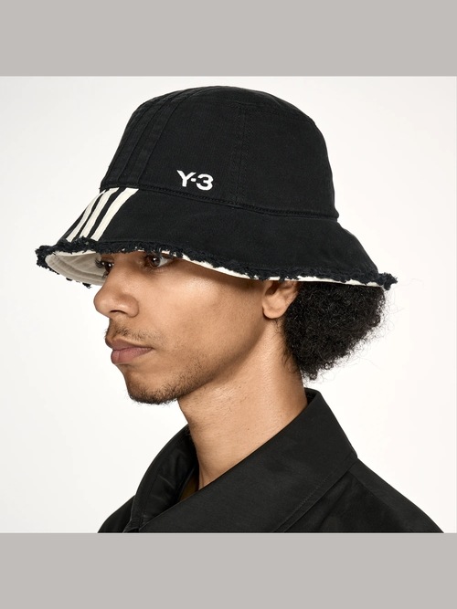 Y-3���磻���꡼/Y-3 STRIPES HAT/BLACK