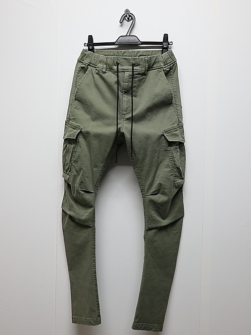 wjk�����֥른��������/slim easy banana cargo pants/khaki