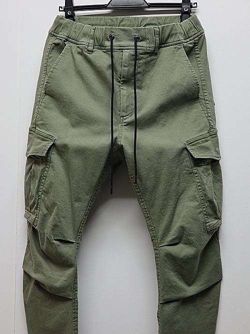 wjk�����֥른��������/slim easy banana cargo pants/khaki