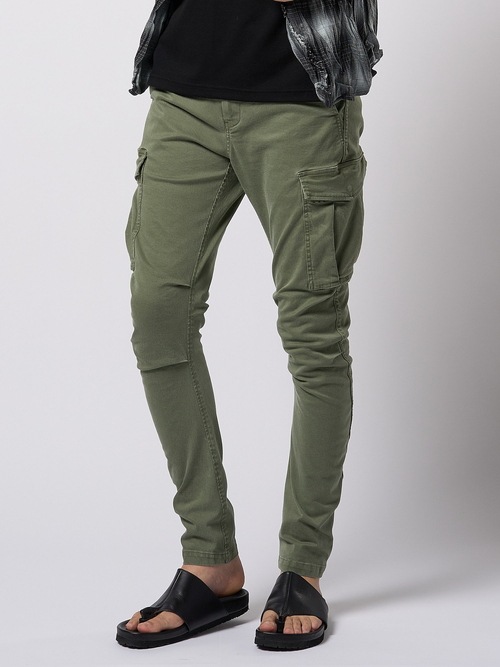 wjk�����֥른��������/slim easy banana cargo pants/khaki