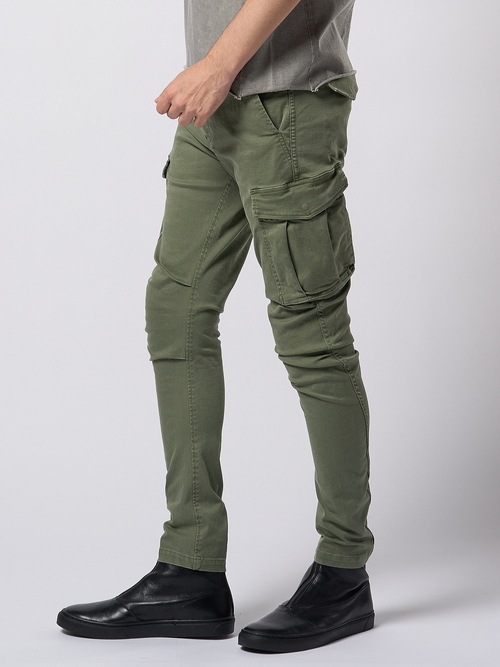wjk�����֥른��������/slim easy banana cargo pants/khaki