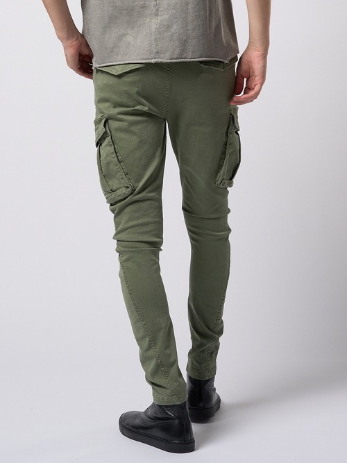 wjk�����֥른��������/slim easy banana cargo pants/khaki