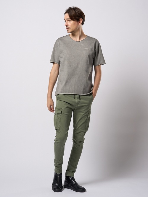 wjk�����֥른��������/slim easy banana cargo pants/khaki