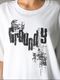 Ground Y�����饦��ɥ磻/20/- JERSEY GYLOGO T-SHIRT/WHITE