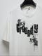Ground Y�����饦��ɥ磻/20/- JERSEY GYLOGO T-SHIRT/WHITE