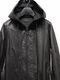 (ͽ���ʡ�6��7������ͽ��/kiryuyrik������奦����奦/Coating Lawn Flare Hoodie Coat/BlackCoating