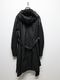 (ͽ���ʡ�6��7������ͽ��/kiryuyrik������奦����奦/Coating Lawn Flare Hoodie Coat/BlackCoating