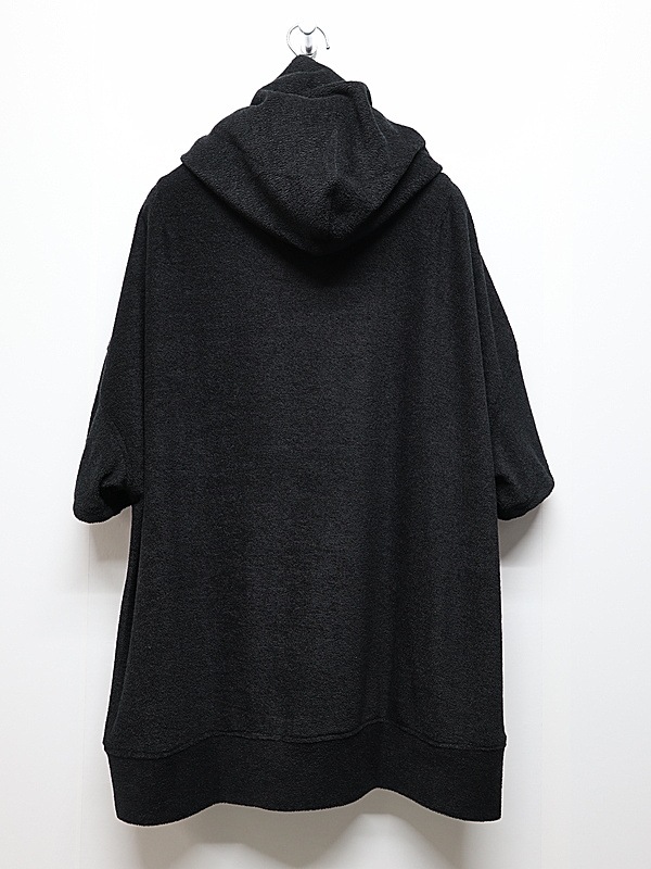 �㴰���RESOUND CLOTHING���ꥵ����ɥ���������/PILE HALF HOODIE/BLACK