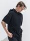 (ͽ���ʡ�5��6������ͽ��/40TH RESOUND CLOTHING���ꥵ����ɥ���������/PILE HALF HOODIE/BLACK