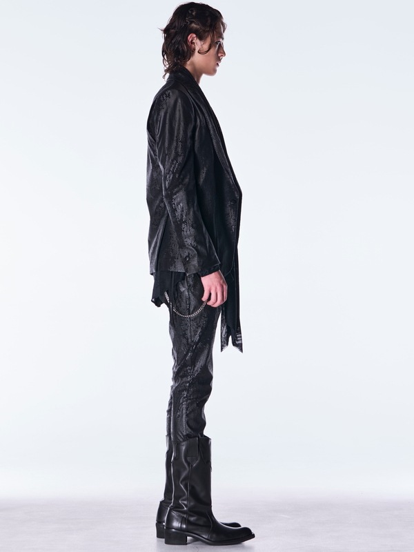 (ͽ���ʡ�11������12������ͽ��/kiryuyrik������奦����奦/Cross Dot Fleece Boots Cut Slacks/Black