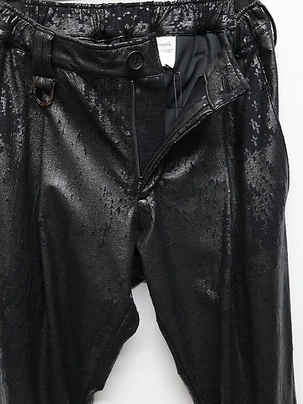 (ͽ���ʡ�11������12������ͽ��/kiryuyrik������奦����奦/Cross Dot Fleece Boots Cut Slacks/Black