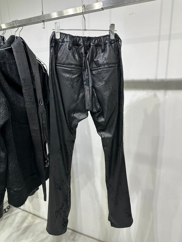 (ͽ���ʡ�11������12������ͽ��/kiryuyrik������奦����奦/Cross Dot Fleece Boots Cut Slacks/Black