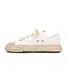 Maison MIHARA YASUHIRO/- PETERSON 23 - vintage color dyed original sole canvas low-top sneakers/ WHITE.