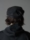 Ground Y饦ɥ磻/french aya Belted beret/BLACK