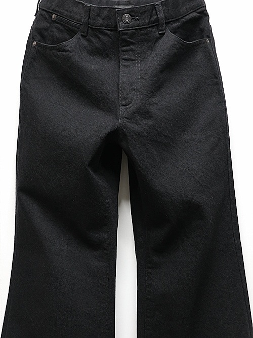 LAD MUSICIAN����å� �ߥ塼�������/14oz DENIM FLARE PANTS/BLACK