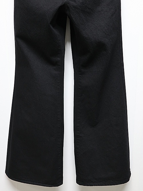LAD MUSICIAN����å� �ߥ塼�������/14oz DENIM FLARE PANTS/BLACK
