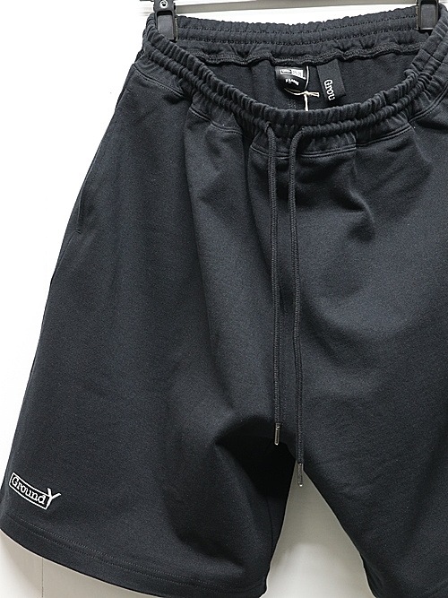 Ground Y�����饦��ɥ磻/NEWERA HWC SHORT PANTS GY BOX LOGO BLK/BLACK