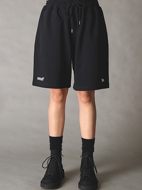 Ground Y�����饦��ɥ磻/NEWERA HWC SHORT PANTS GY BOX LOGO BLK/BLACK