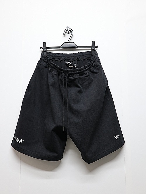 Ground Y�����饦��ɥ磻/NEWERA HWC SHORT PANTS GY BOX LOGO BLK/BLACK